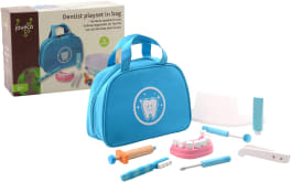 Kinder Zahnarzt-Set, Tasche mit Holzspielzeug