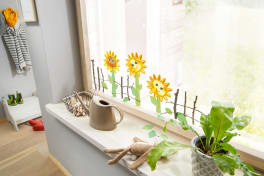 Sachenmacher 3-D-Fensterbild Sonnenblume