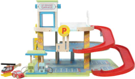 Spielzeug-Parkhaus aus Holz