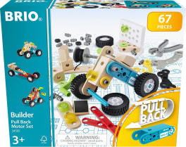 BRIO<sup>®</sup> Builder Nachziehmotor-Set, 67-teilig