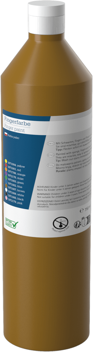 WEHRFRITZ Fingermalfarben, Einzelfarben à 750 ml