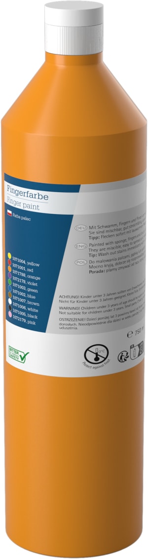WEHRFRITZ Fingermalfarben, Einzelfarben à 750 ml