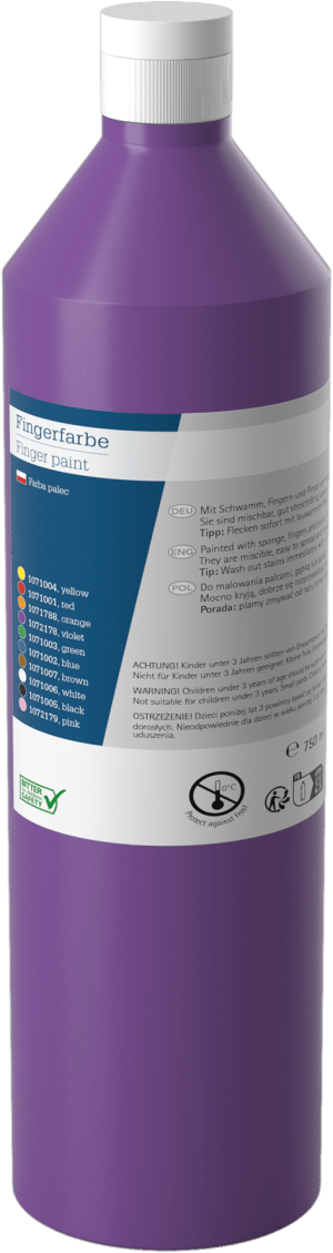 WEHRFRITZ Fingermalfarben, Einzelfarben à 750 ml