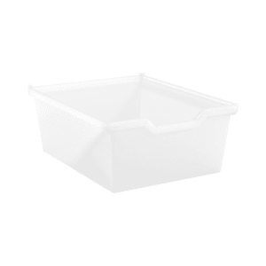 Gratnells Materialbox mit Auszugsstopp, H 15 cm, transparent