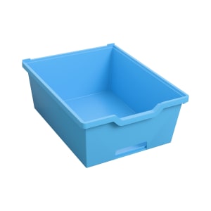 Gratnells Eigentumsbox mit Auszugsstopp, H 15 cm, hellblau