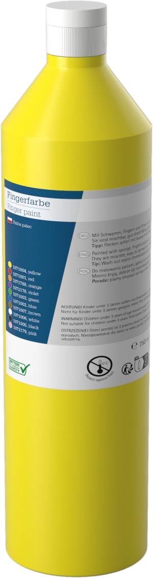 WEHRFRITZ Fingermalfarben, Einzelfarben à 750 ml