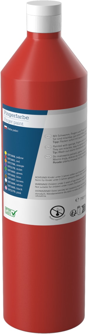 WEHRFRITZ Fingermalfarben, Einzelfarben à 750 ml