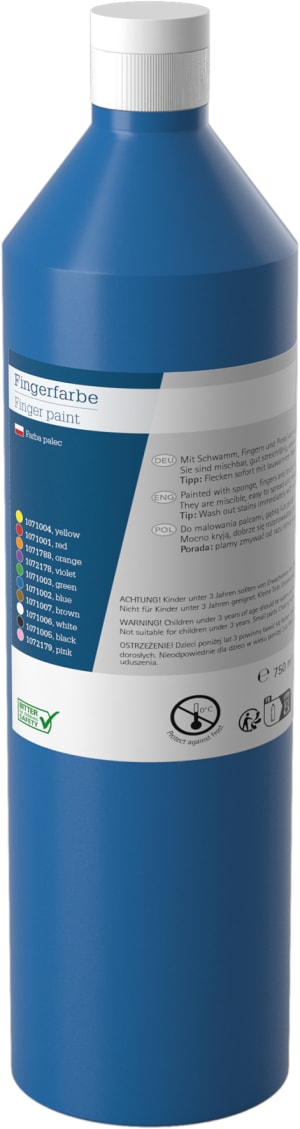 WEHRFRITZ Fingermalfarben, Einzelfarben à 750 ml