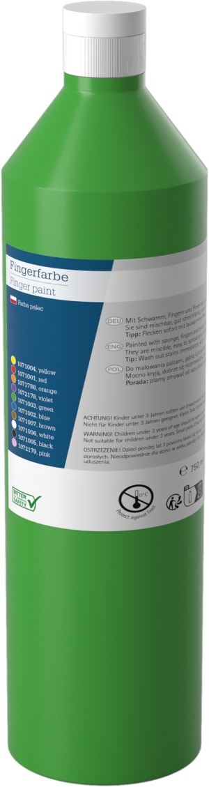 WEHRFRITZ Fingermalfarben, Einzelfarben à 750 ml