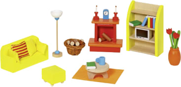 Goki Puppenhaus-Möbel Wohnzimmer