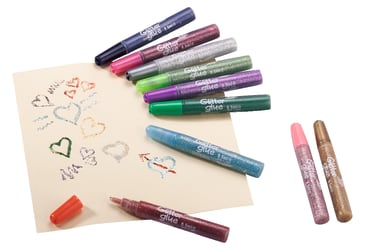 Glitter-Sortiment, 10 Farben