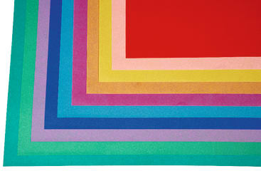 Seidenpapier 20 g/m², 50 x 70 cm, 50 Bogen in 10 Farben