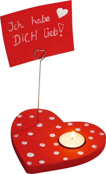 Sachenmacher Kerzenständer Herz, 6 Stück