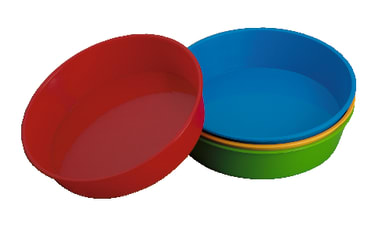 Materialschalen, 4 Stück