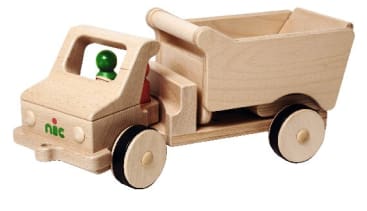 Spielzeug Kipper aus Holz, nic Kipplaster Spielzeug, ab 18 Monaten