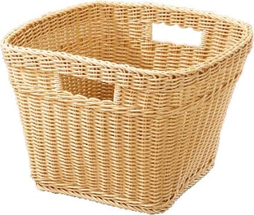 Flechtkorb: stabil und robust, 36x39x27cm