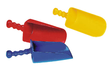 Sandschaufel-Set für Kinder, stabile bunte Mehlschaufeln, 6 Stück