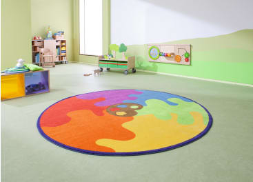 Teppich Farben, rund, Ø 2 m