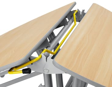 8er-Tisch-Sitz-Kombination, oval, Tisch H 74 cm
