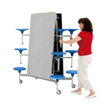 12er-Tisch-Sitz-Kombination, rechteckig,Tisch H66 cm