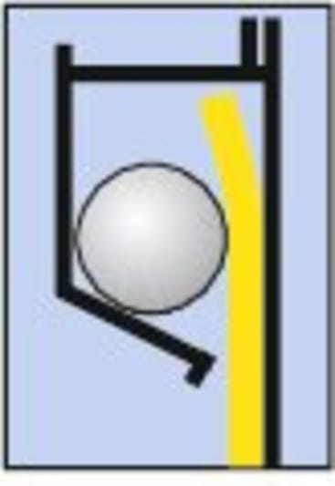 Klemmleiste mit Catch-Ball-System
