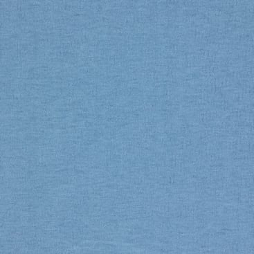Nahaufnahme eines hellblauen Stoffes mit feiner, subtiler Textur und sichtbarem Webmuster.