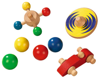 Kugelbahn-Zubehör-Set, 7-teilig