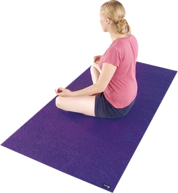Yoga- und Gymnastikmatte, lila, B 60 cm
