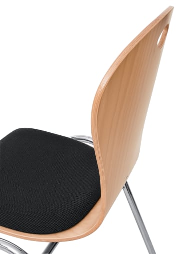 Stuhl Atlanta 6 mit Griffloch, div. Farben, Sitzh. 48 cm