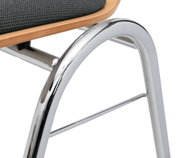 Stuhl Atlanta 6 mit Griffloch, div. Farben, Sitzh. 48 cm