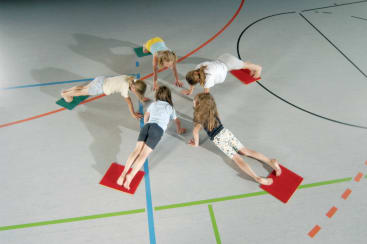 Sport-Fliesen-Set, 24-teilig