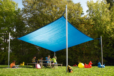 Sonnschutzanlage, Premium-Qualität, 4 x 4 m