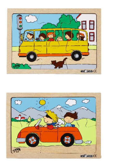 Puzzlebox Fahrzeuge, 10 Puzzles