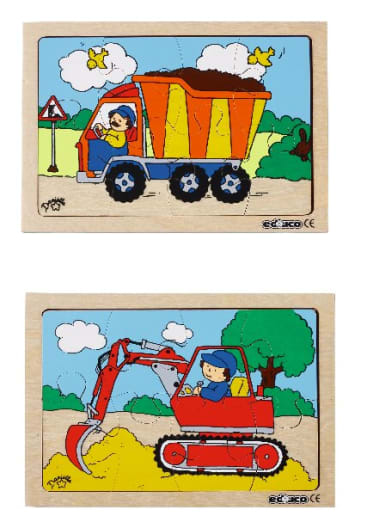Puzzlebox Fahrzeuge, 10 Puzzles