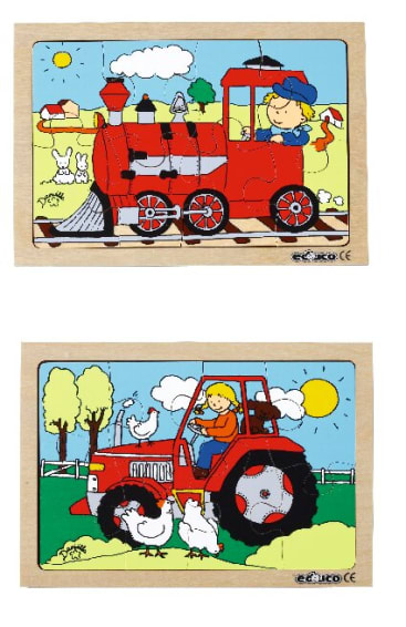 Puzzlebox Fahrzeuge, 10 Puzzles