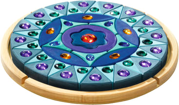 GRIMM‘S Lege-Mandala, blau, 44 Teile