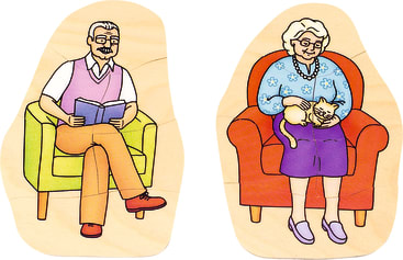 Puzzle-Set Generationen, 40 Teile