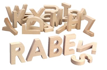 HABA Pro Große Holzbuchstaben, 26 Stück