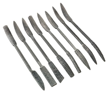 Specksteinraspel-Set, 8-teilig