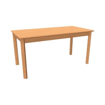 Kita-Tisch Forma, Rechteck, 120x60, Gleiter