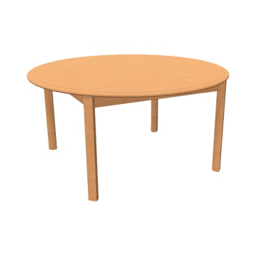 Kita-Tisch Forma, Rund, Ø120, Gleiter