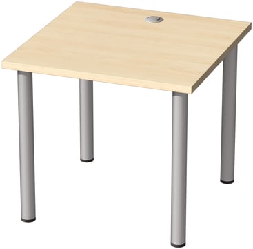 Schreibtisch info, B 80 x T 80 cm