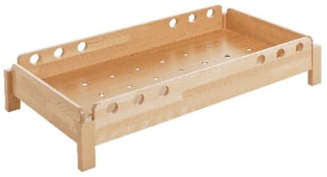 Krippenbett mit Aufkantung
