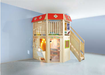 Spielhaus gemino Dachdecker Raute