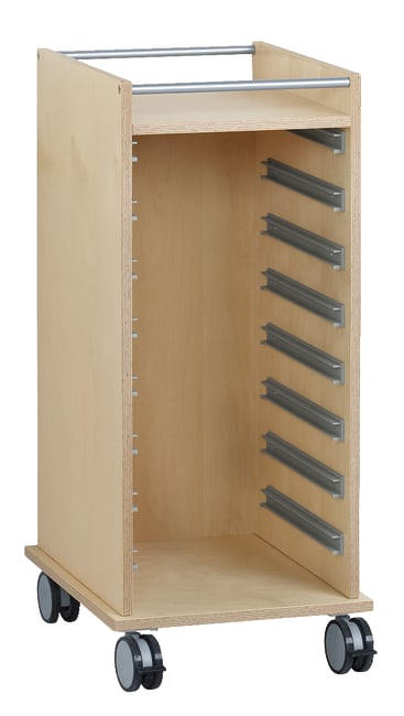 Rollwagen mit Schienen, ca. 39x92x49cm