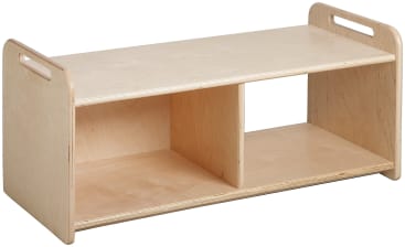 Halboffener Krippenschrank, niedrig