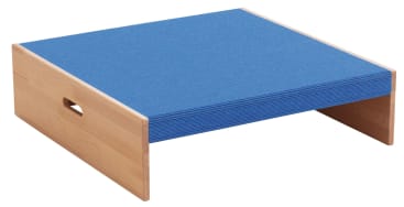 Niedriges Quadrat-Podest, offen