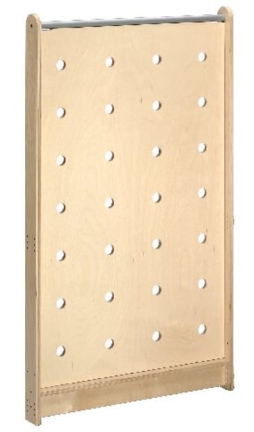 Trennwand Kindergarten Lochplatte, B 80 cm