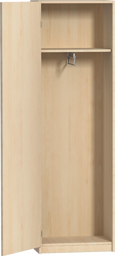 Garderobenschrank Drehtür variado, B 40 x H 191 x T 60 cm, Griff rechts
