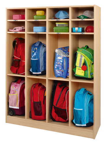 Taschenregal mit 8 Ablagefächern